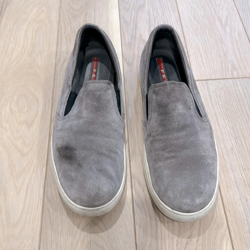 Prada Sport suede slip on sneakers size 10 - Picture 1 of 5